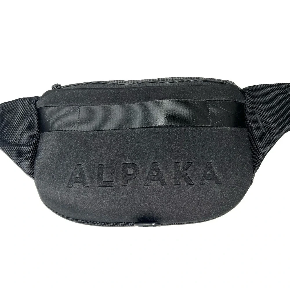 (6)Alpaka Bravo X Sling Bag Grey Marl Crossbody USB Port Travel Messenger Tech